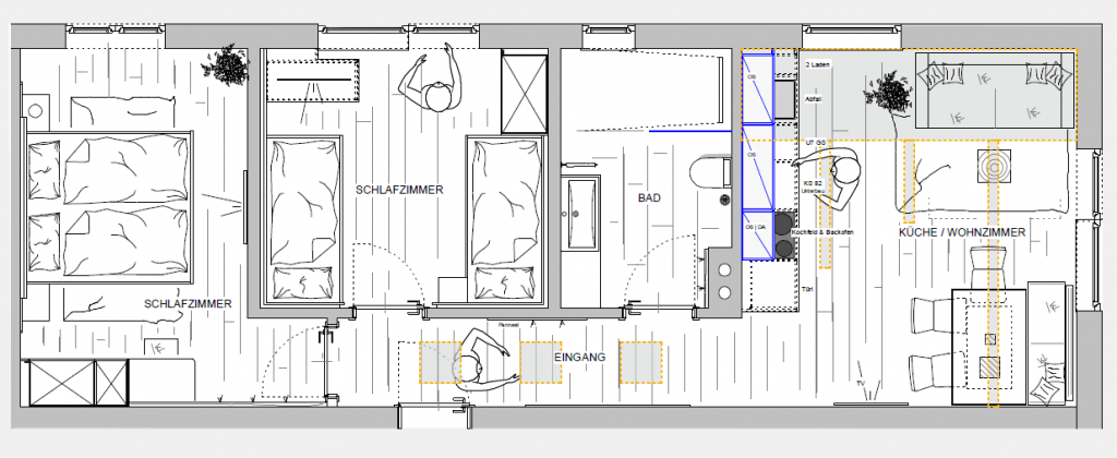 Ticklhof | Apartment Bergseeblick | Grundriss